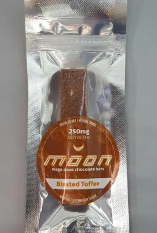 Blasted Toffee Moon Bars – Mega Dose Chocolate Bars (250mg THC)